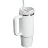 Термокружка Stanley Quencher H2,0 0,88 л с трубочкой, белая (10-11912-083)
