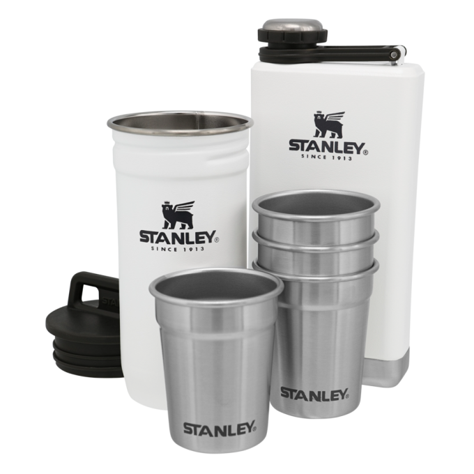 Набор Stanley Adventure: стопки 0,59 л и фляга 0,23 л, белый 10-01883-036